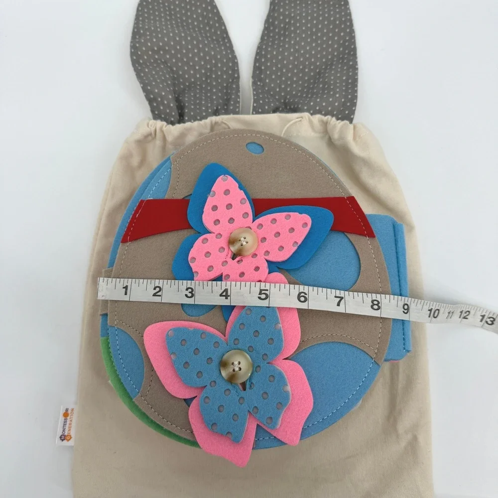 Montessori Generation Bunny Activity Felt Busy Book Easter Theme Learning Travel